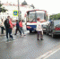 Две машины и автобус столкнулись на Октябрьской площади в Пскове - InformPskov.Ru