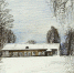 Лариса Антонова. Тригорское. Усадьба (бумага, масляная пастель, 2015) - InformPskov.Ru