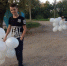 Добровольцы отдела по молодежной политике провели акцию, посвященную Дню солидарности в борьбе с терроризмом - Псковский район