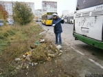 Сотрудники «Псковпассажиравтотранса» провели субботник на территории предприятия и возле двух конечных остановок