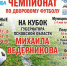 Чемпионат по дворовому футболу на Кубок Губернатора стартует 4 мая - Правительство Псковской области