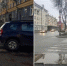 Дорожная разметка в центре Пскова стёрлась в течение месяца - InformPskov.Ru