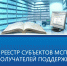 Реестр субъектов МСП - получателей поддержки - Бизнес-инкубатор