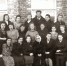Декабрь 1949 года. Коллектив библиотеки. В первом ряду в центре - директор Елизавета Ильмень-Кузнецова. Фото из архивов Великолукской  библиотеки. - InformPskov.Ru