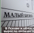 Занятых в малом и среднем бизнесе псковичей стало больше - Бизнес-инкубатор