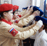 После принятия присяги новым юнармейцам вручили береты и значки - InformPskov.Ru
