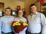 Экс-председатель Псковского облсовпрофа Леонид Табаков отмечает 75-летие