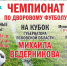 Продолжается приём заявок на Чемпионат по дворовому футболу на Кубок губернатора Псковской области - InformPskov.Ru