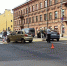 Два автомобиля столкнулись на перекрестке в центре Пскова. ФОТО - Pln-Pskov.Ru
