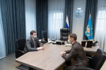 Губернатор провел рабочую встречу с руководителем Росфинмониторинга по СЗФО