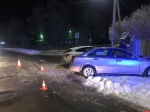 Девушка пострадала в результате столкновения двух автомобилей в Пскове