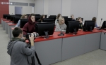 Съёмочная группа НТВ снимает программу о Псковском государственном университете