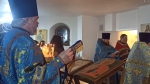 Первая Божественная литургия прошла в новом храме в городе Дно