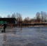 Городской каток заливают в Опочке. Фото: администрация Опочецкого района - InformPskov.Ru