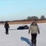 Финиш на середине реки Великой. Скриншот видео, которое попало в распоряжение ПАИ - InformPskov.Ru