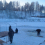Красные ковровые дорожки постелили у иордани в Пушкинских Горах - Pln-Pskov.Ru