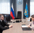 Марина Гаращенко доложила Михаилу Ведерникову о подготовке медкадров для Псковской области. Фото: пресс-служба регионального правительства - InformPskov.Ru