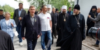 Визит Андрея Турчака и митрополита Тихона в Пушкинские Горы. ФОТОРЕПОРТАЖ - Pln-Pskov.Ru