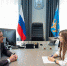 Рабочая встреча Михаила Ведерникова с Алёной Труновой. Фото из Telegram-канала Михаила Ведерникова - InformPskov.Ru