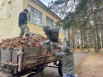 Более ста человек приняли участие в субботнике в Пушкинских Горах