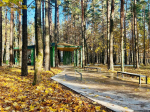 В Пушкиногорском районе завершаются работы в парке «Лукоморье». Фото из телеграм-канала Оксаны Филипповой