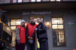 Субботник при областном доме молодежи прошел в Пскове