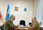 Состоялась встреча Псковского омбудсмена Дмитрия Шахова с первым заместителем Генерального директора Президентского фонда культурных инициатив Игорем Соболевым.