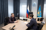 Реализацию совместных проектов обсудил Михаил Ведерников с Владимиром Компанийцем