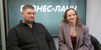 Елена и Евгений Флям стали гостями программы «Бизнес-ланч». Фото: ПАИ - InformPskov.Ru