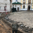 Подготовка под монтаж водоотводных лотков на Успенской площади. Здесь и ниже фото: АНО "Возрождение объектов культурного наследия в Пскове (Псковской области)" - InformPskov.Ru