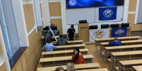 Студенты СПО приняли участие в международной просветительской акции «Географический диктант» - Псковский филиал РМАТ