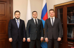 Псковский губернатор обсудил реконструкцию аэропорта с руководителем Росавиации и первым замглавы Минтранса