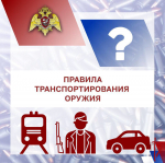 Росгвардия напоминает правила транспортировки оружия