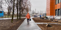 Разбитый участок улицы Вокзальной в Пскове привели в порядок - Pln-Pskov.Ru