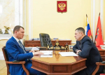 Псковский губернатор обсудил обновление инфраструктуры с министром спорта