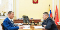 Развитию спортивной инфраструктуры региона посвящена встреча Михаила Ведерникова и Михаила Дегтярева - Правительство Псковской области