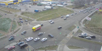 Столкновение на Рижском проспекте в Пскове произошло во время разворота. ВИДЕО - Pln-Pskov.Ru