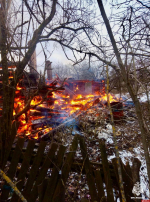 Жилой дом горел в Бежаницком округе