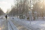 Благоустройство сквера и новый пешеходный мост через Пскову оценил Губернатор