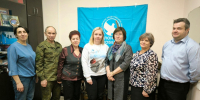 Центр подготовки Международного волонтёрского корпуса 80-летия Победы открылся в Стругах Красных. Фото здесь и далее: администрация Стругокрасненского муниципального округа - InformPskov.Ru