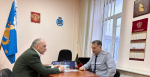 Псковский омбудсмен Дмитрий Шахов и заместитель начальника Университета ФСИН России Александр Сысоев провели рабочую встречу