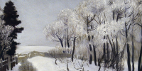 Андрей Мыльников. Зима в Михайловском (1979). Из фондов Пушкинского заповедника - InformPskov.Ru