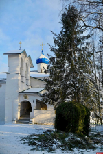 Рождественские вертепы устанавливают в Печорах. ФОТО