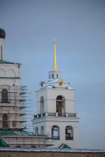 Реставраторы укрепляют фундаменты и стены Троицкого собора в Пскове