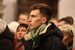 Молебен проходит в Троицком соборе Пскова в преддверии Дня студента