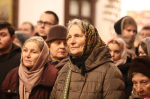 Молебен проходит в Троицком соборе Пскова в преддверии Дня студента