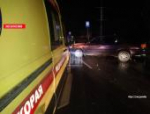 Водитель автомобиля Audi на огромной скорости врезался в фонарный столб на улице Труда в Пскове