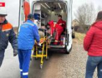 В Псковском районе пьяный водитель оказался зажат в опрокинувшемся автомобиле