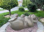 Кот на счастье, медведи и сердца: необычные скульптуры Великих Лук