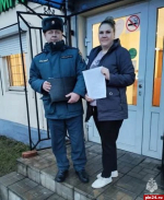 Жителям Себежского района напомнили о пожарной безопасности